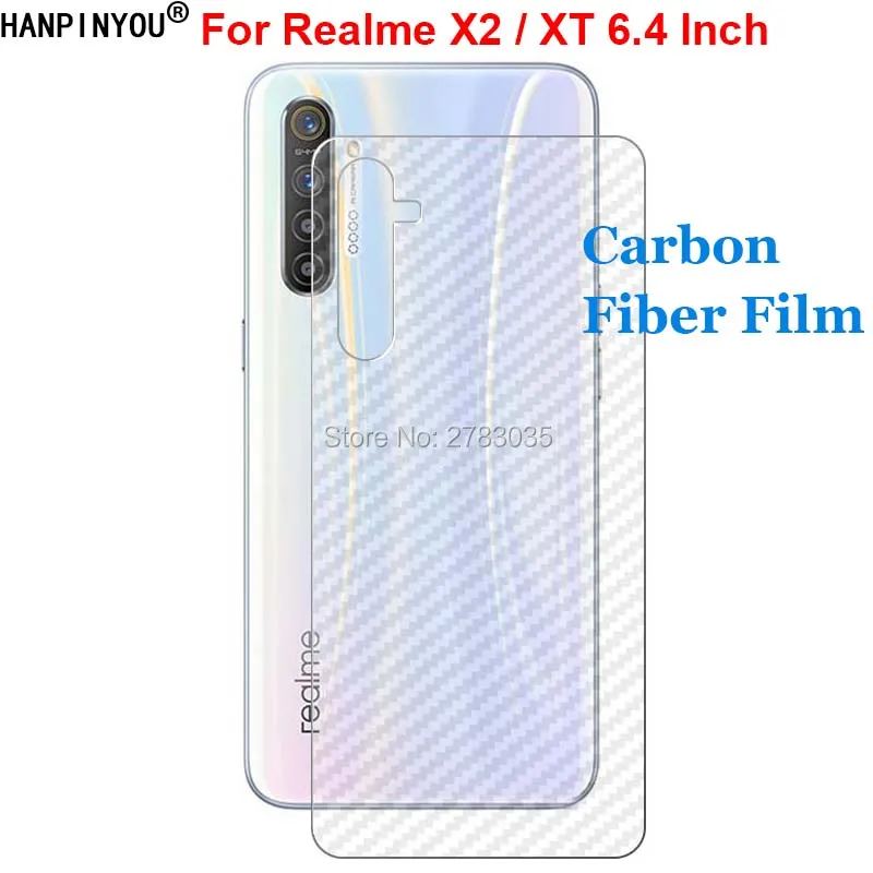 Для Realme XT/X2 6," прочная 3D защитная пленка из углеродного волокна с защитой от отпечатков пальцев(не закаленное стекло