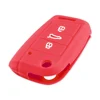 KEYYOU Silicone Key Case Key Cover For Volkswagen VW Golf MK7 Tiguan For Skoda Octavia For Seat Leon Ibiza Octavia A7 ► Photo 3/6