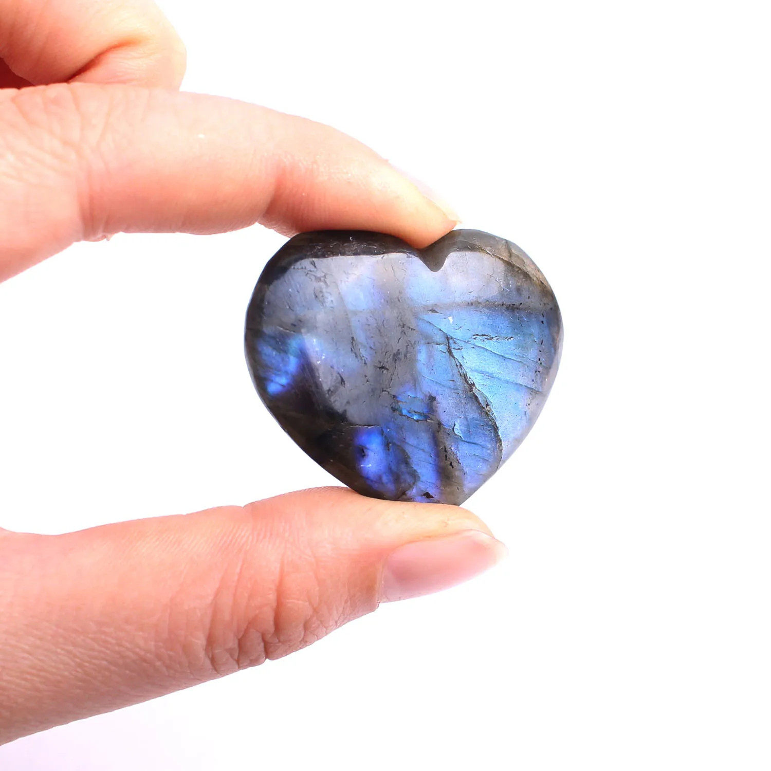 1 шт. натуральный кристалл многоцветный камень лабрадорит подвеска в форме