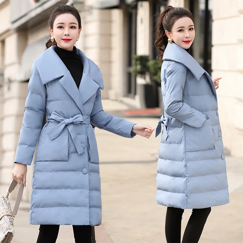 

2019 Autumn And Winter Fashion And Personality by Age Versatile Elegant Western Style Comfortable by Age Fold-down Collar Elegan