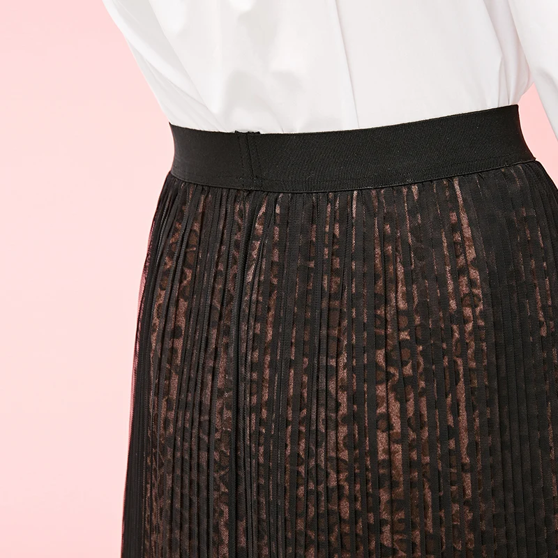 Vero Moda Женская двухъярусная тканевая юбка с принтом | 319116549