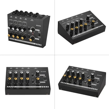 

Hot New Ultra Low-noise Line Mixer Compact Size 8-Channels Mono/Stereo Audio Sound Line Mixer with Power Adapter