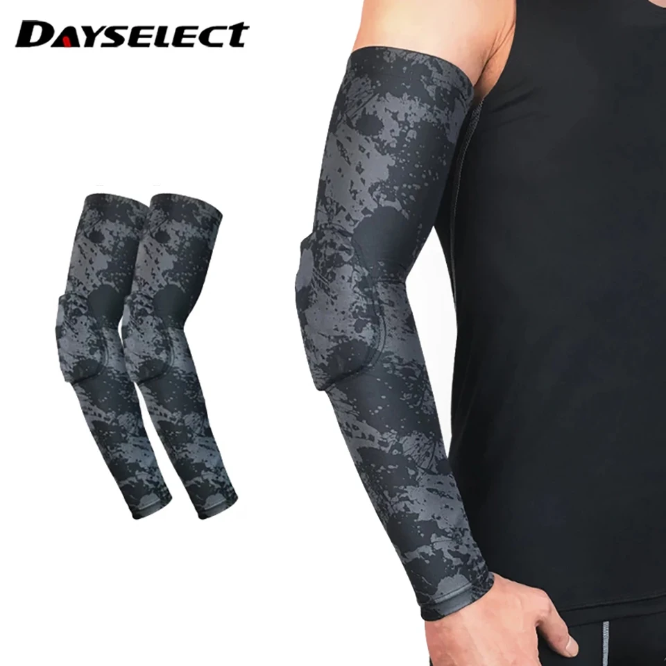1Pcs Honeycomb  Arm Support Protective Gear Arm Training Elbow Brace Sleeve Bandage Pads for Basketball Volleyball