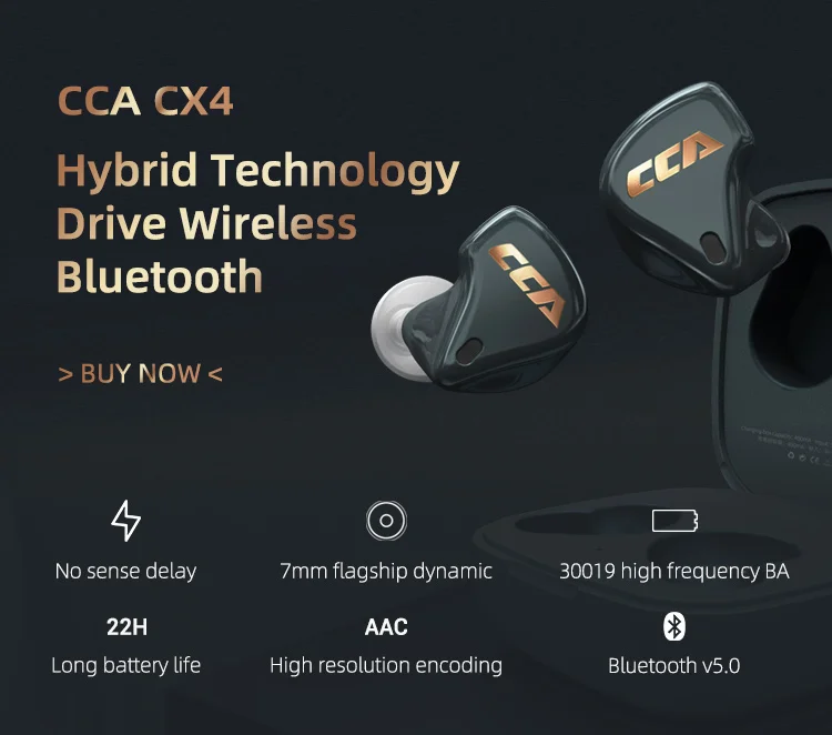 CCA CX4 TWS Wireless Bluetooth 5.0 Headset wireless bluetooth earphones Bass earphones Sports earbuds Gaming Headset