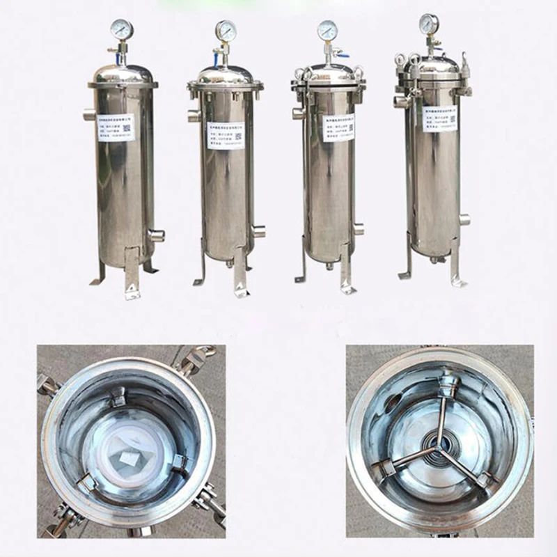 

Bag Type Filter Sanitary SS304 Pre-filter Single Bag Large Flow High Precion Industrial Strainer 745mm/845mm