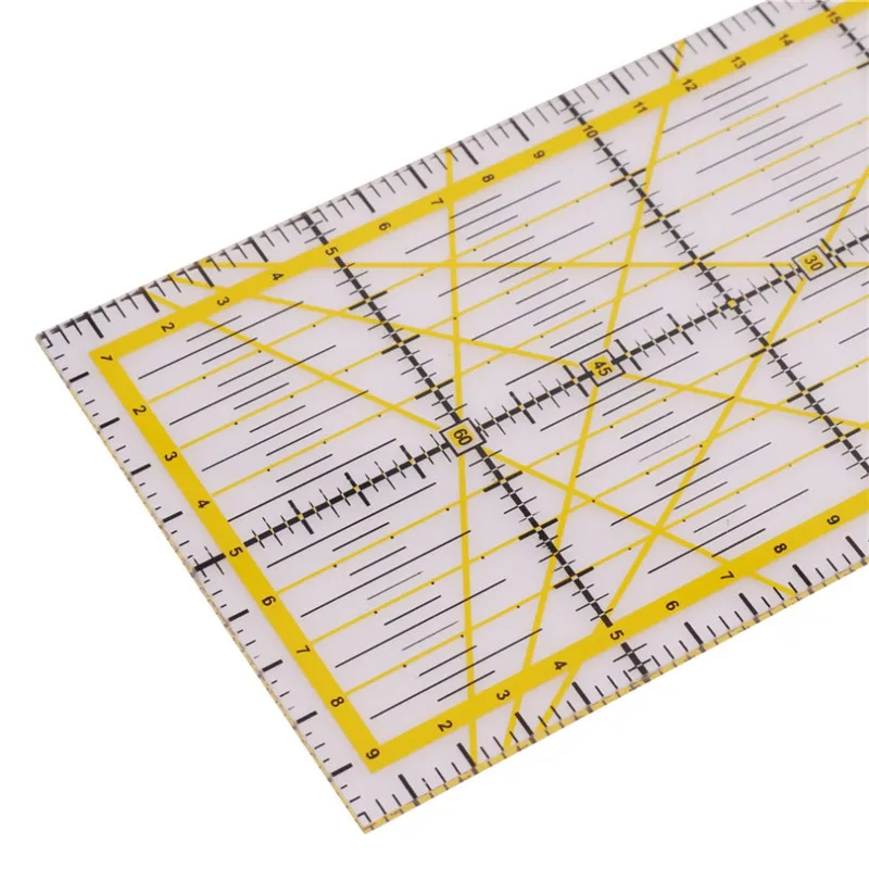 1 шт. 45*10*0.3 см акрил Материал линейка портной Резка лоскутное правитель студент DIY ручной кадры общие Линейки