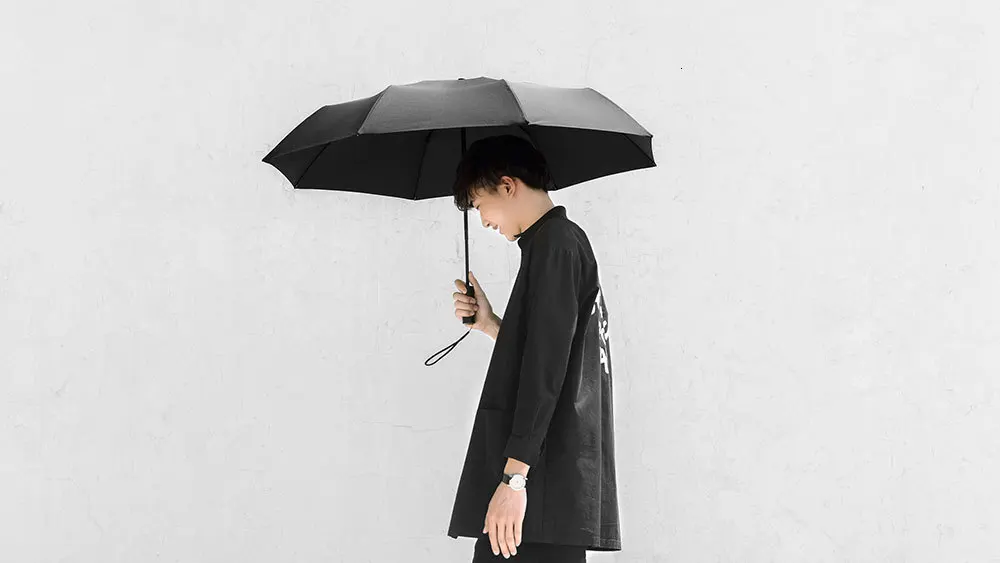 Xiaomi Mijia автоматический зонтик для защиты от ветра водонепроницаемый УФ зонтик для мужчин и женщин летний капюшон мини портативный автоматический зонтик