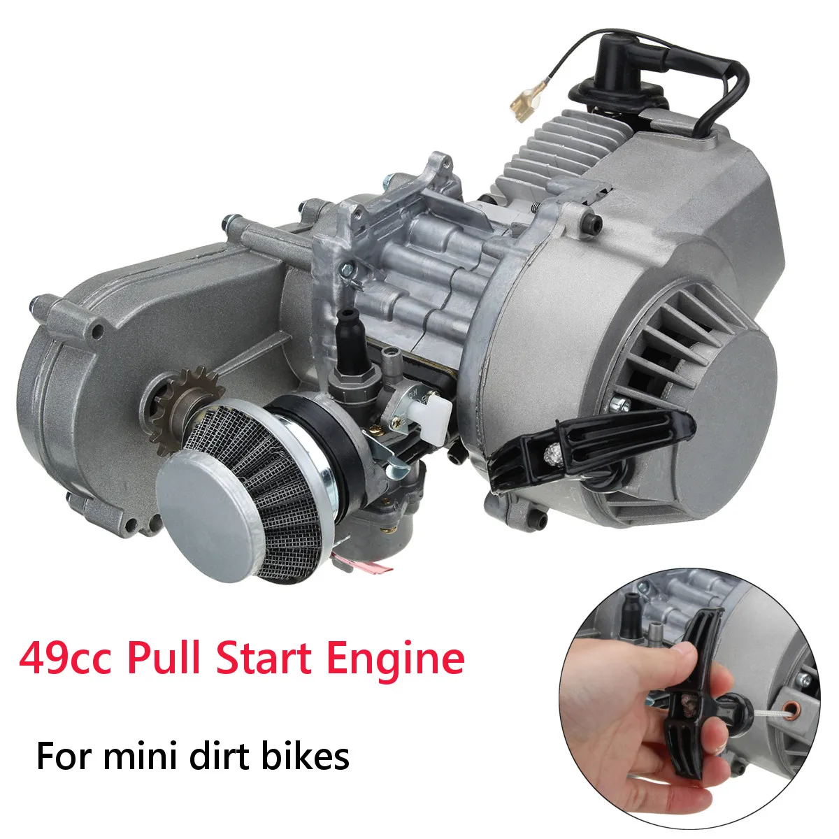 Горячая продажа 47cc 49cc двигатель электрический Потяните старт катушки для мини Dirt