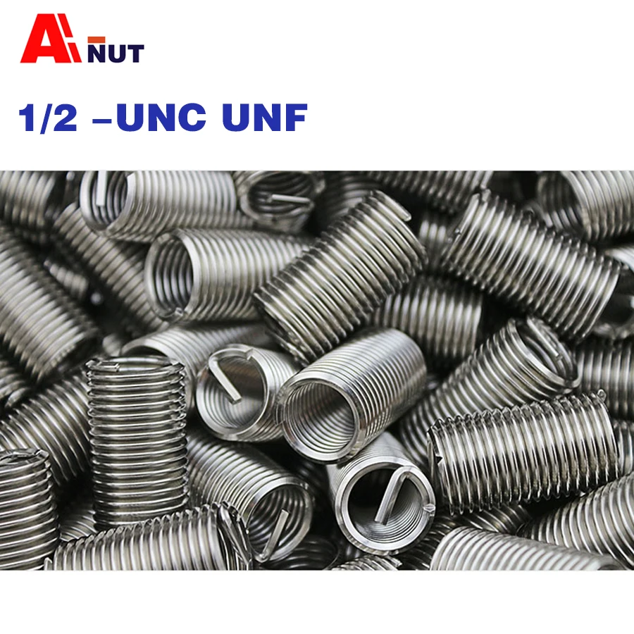 1/2 thread inserts ,304 stainless steel 1/2unc 1/2unf thread repair