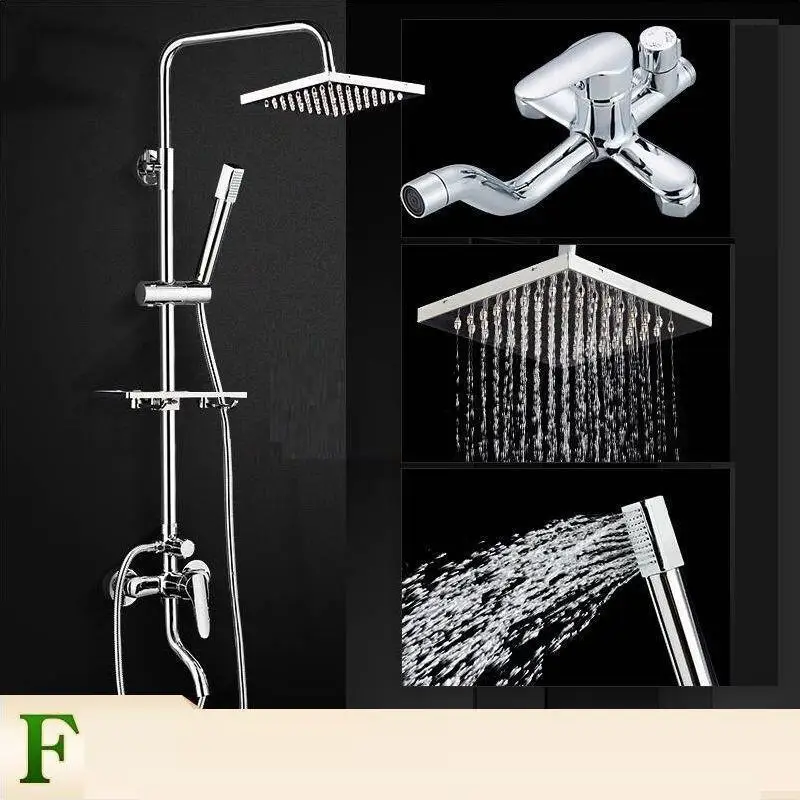 Piscina Salle Bain Doccia Duschset Torneira Lavabo Conjunto De Regadera Do Banheiro Ducha Chuveiro Douche Душевая система для ванной комнаты