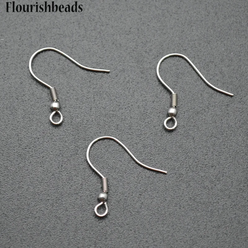 Stainless Steel Metal Fish Wire Ball Earrings Hooks Jewelry Findings 100pc Per Lot | Украшения и аксессуары
