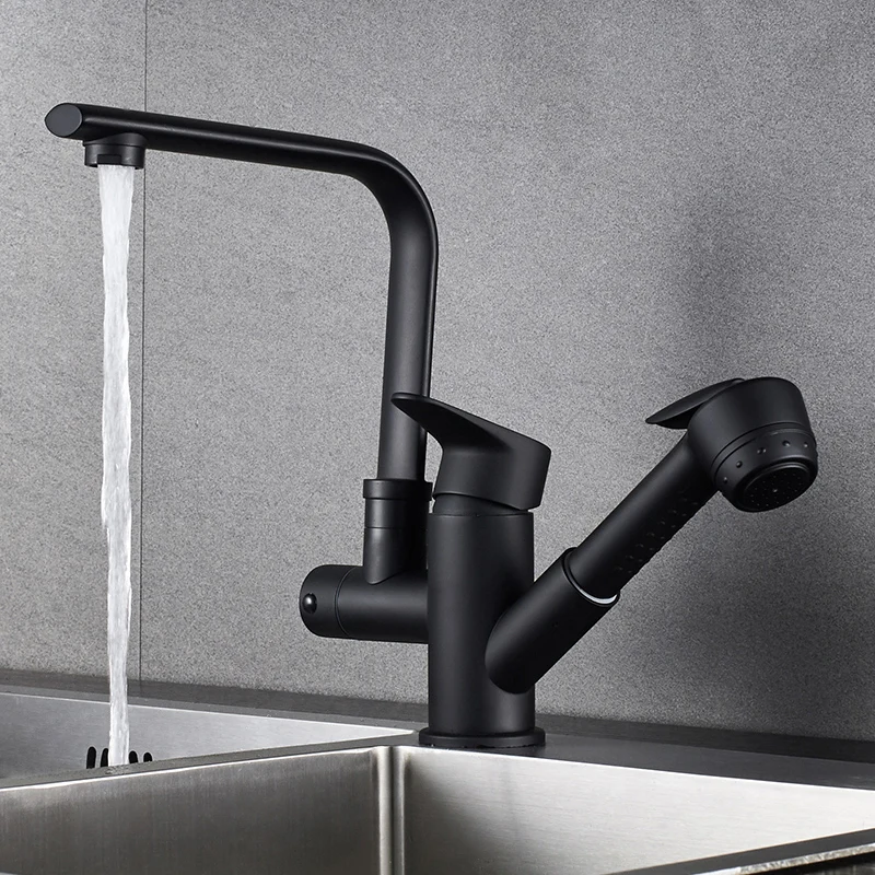 

BiNFU Multifunctional kitchen sink faucet Pull Out Kitchen health Mixer Taps 360 Rotation Water Crane For Kitchen Mixer Tap