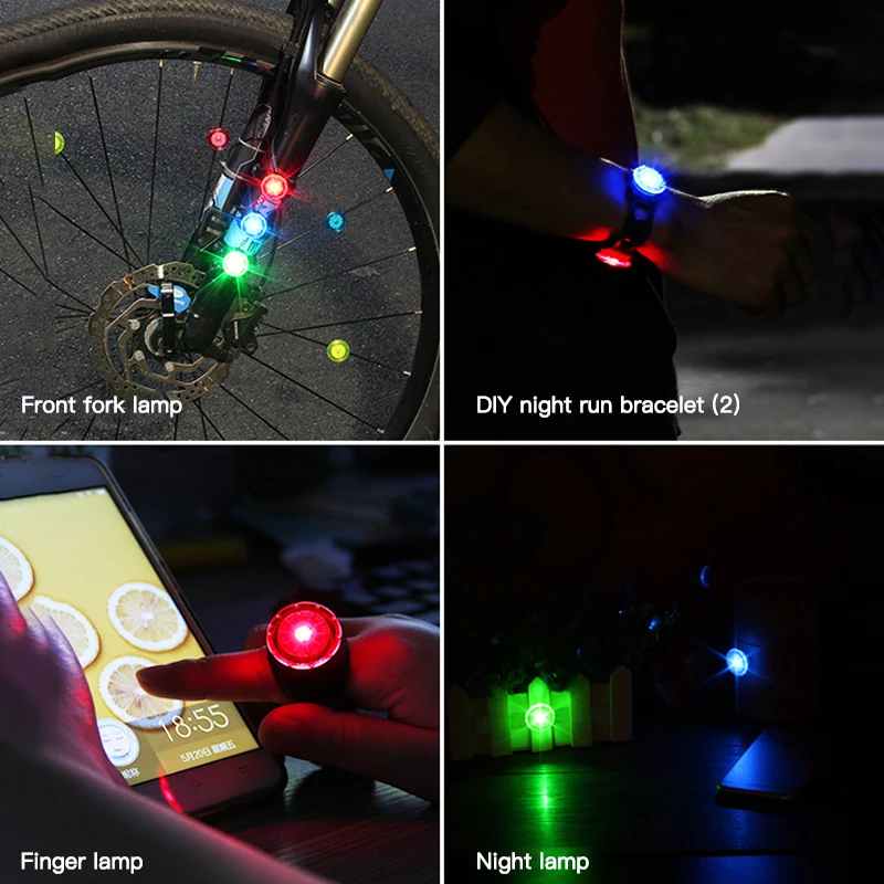 

Bicycle Taillight Led Mountain Bike Night Riding Riding Mini Warning Light Scooter Equipment Accessories