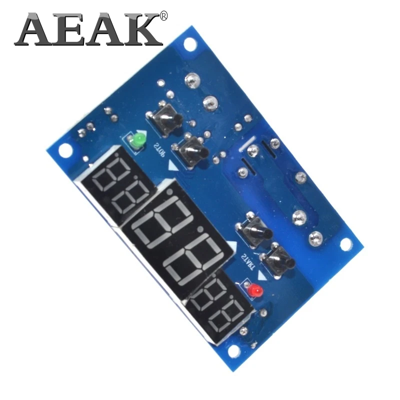 AEAK 1 шт. DC12V термостат интеллектуальный цифровой термостат регулятор температуры с датчиком NTC W1401 светодиодный дисплей