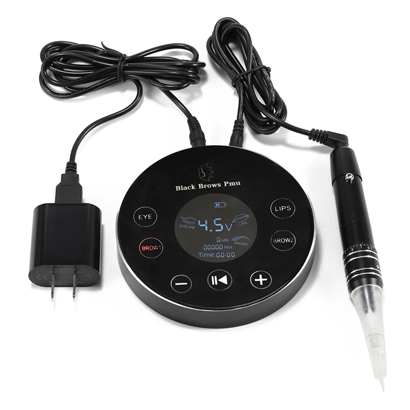 Professional Permanent Makeup Machine Tattoo Gun Eyebrow PMU Machine Pen For Up Eyebrows Eyeliner Lip Microblading Makeup Kit
