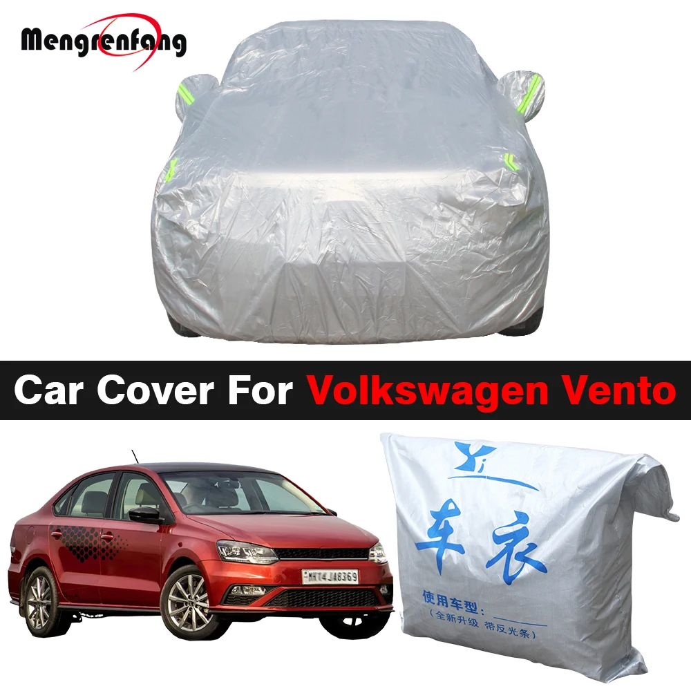 Outdoor Car Cover For Vw Volkswagen Vento Antiuv Sun Shade Snow Rain