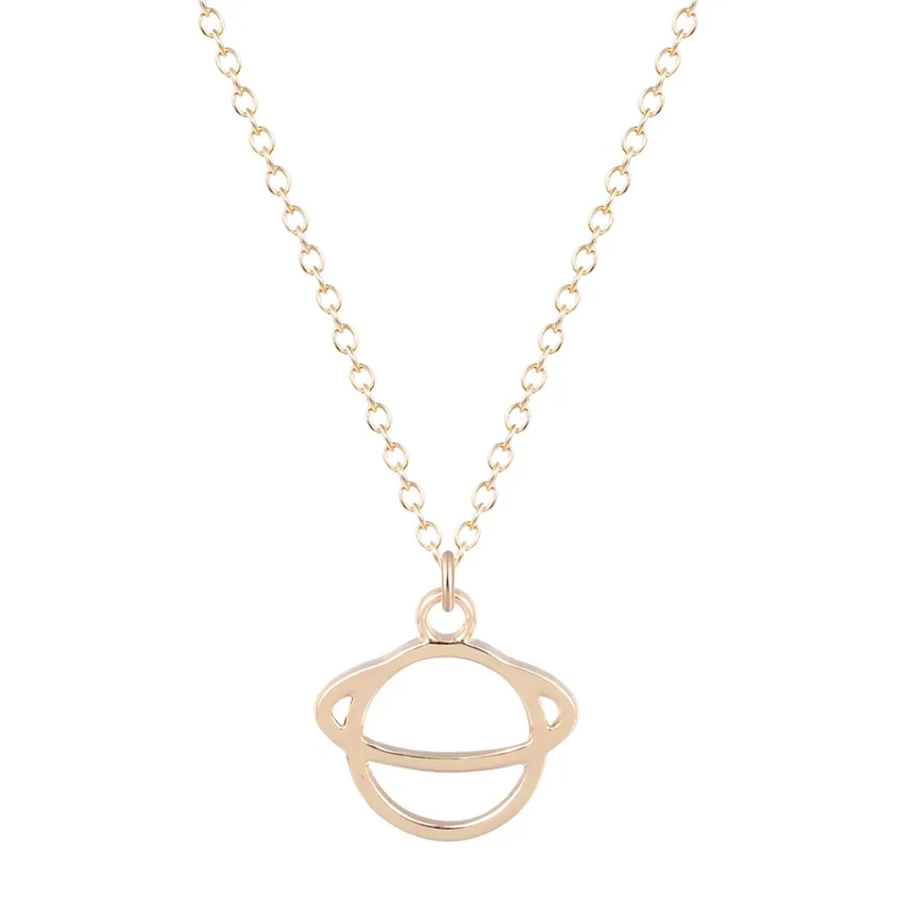 QIMING Fashion Vintage Planet Necklaces 