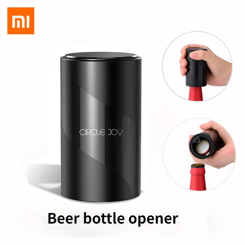 Портативная открывалка Xiaomi Circle Joy для пивных бутылок встроенный Магнит