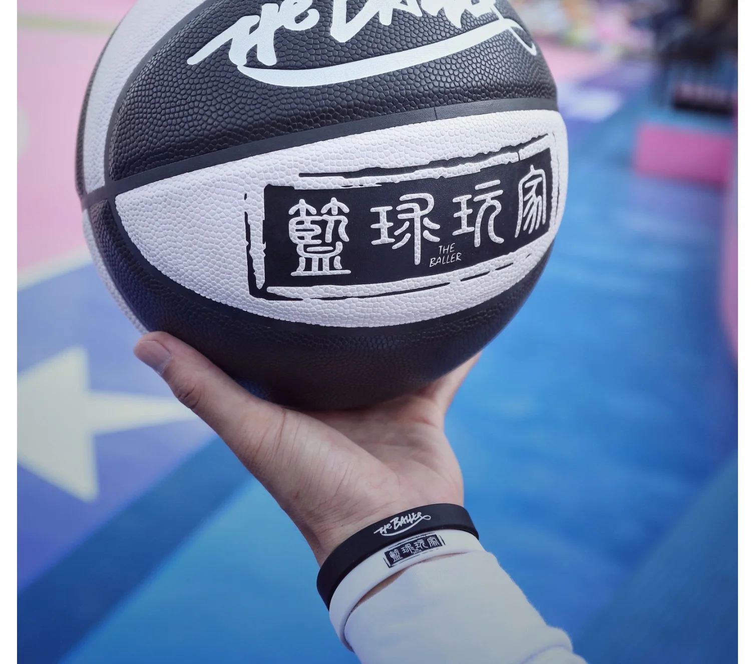 Баскетбольный браслет theballer из силикагеля, браслет для игроков Lu, один размер, спортивный браслет в стиле знаменитостей lu da Wet