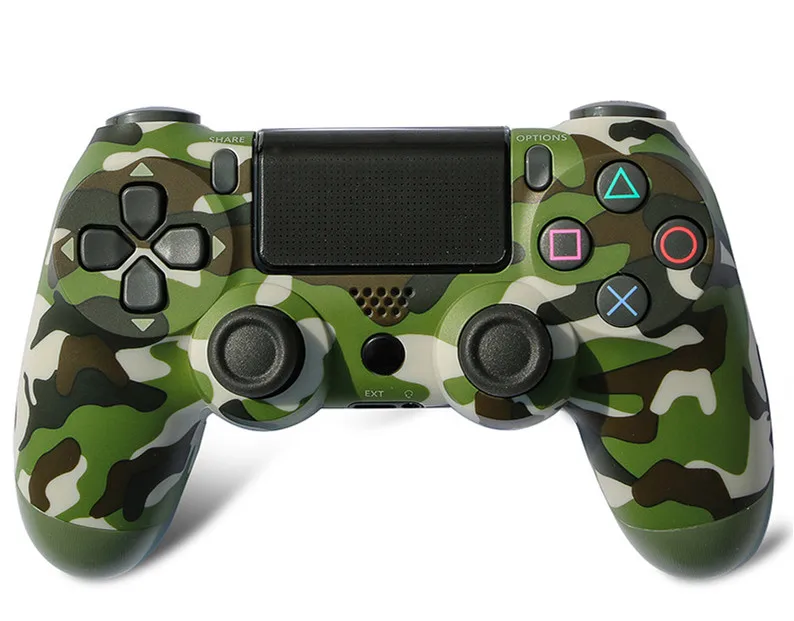 camouflage blue Беспроводной BT контроллер джойстика геймпад для PS4 - Цвет: camouflage blue