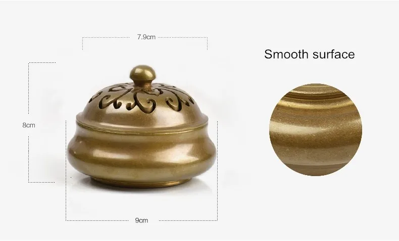 PINNY античный медный для благовоний буддийская горелка держатель для благовоний удаление запаха металл ремесло гостиная курильница домашний аромат