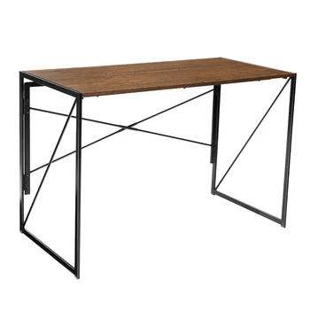

Douxlife Foldable Computer Laptop Desk 43" Modern Style Computer Desk Writing Table Standing Desks for Home Office Studying