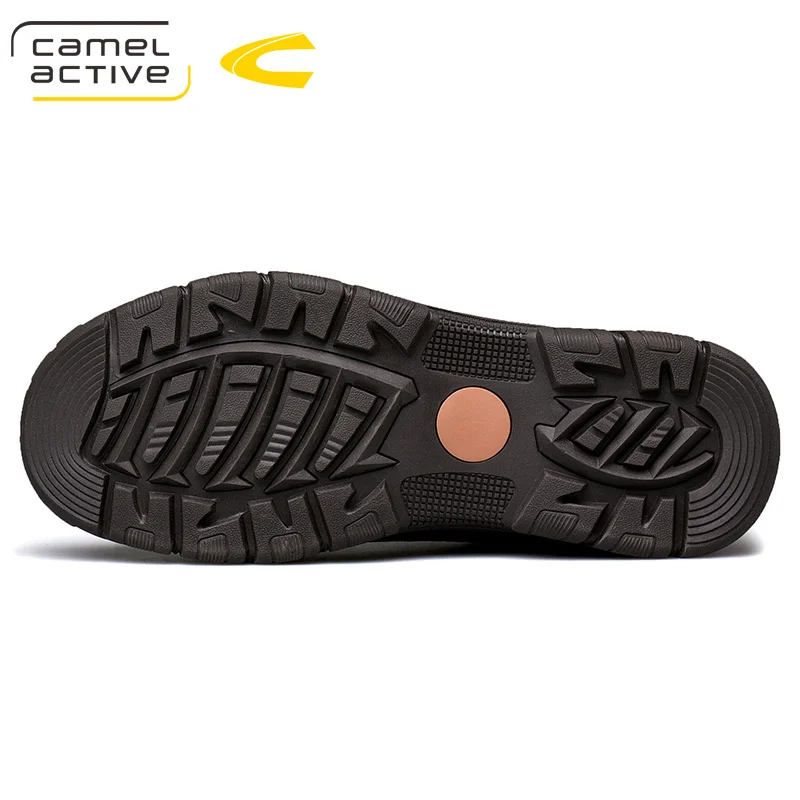 Туристическая обувь Camel Active прочная теплая из воловьей кожи на верху