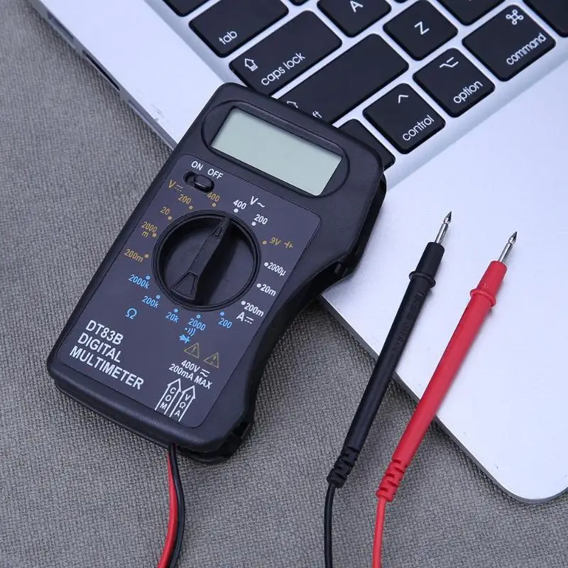 

Portable Digital Multimeter Mini Pocket Ammeter Voltmeter Ohm Meter Battery Capacity Test