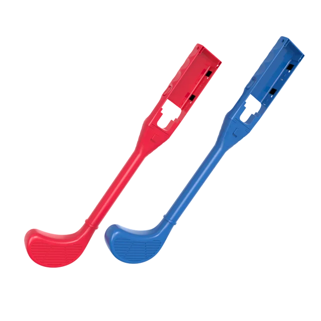 Golf Grips Clubs 2 Pieces Set Compatible With Mario Golf Super Rush For Nintendo Switch Joy Pad Grips Mario Red Blue