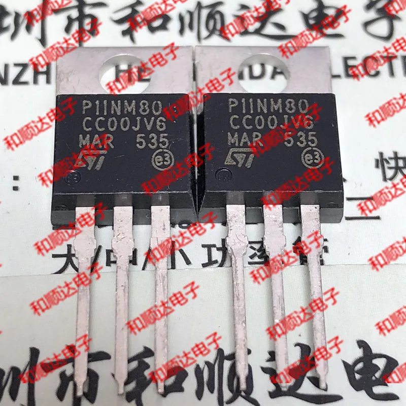 /5 предметов в лоте, P11NM80 STP11NM80-220 800V 11A