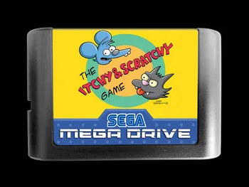 

MD Game : Itchy and Scratchy ( Europe PAL Version!! English Language!! )