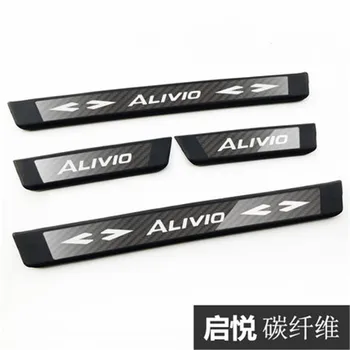 

stainless steel Scuff Plate/Door Sill Plate Door Sill Welcome Pedal For Suzuki Alivio 2015 2016 2017 2018 Car Styling