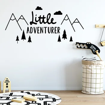 

Little Adventurer Wall Decor Wall Stickers For Kids Room Decoration Wall Decals Baby's Room Vinyl Wallpaper Sticker Murals