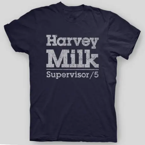 Винтажная Футболка HARVEY MILK San Francisco GLAAD Gay размеры S-5X | Мужская одежда