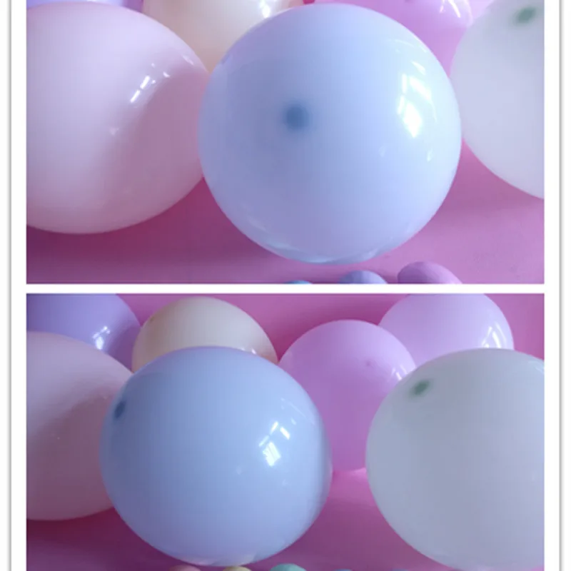 100 воздушные шары 10-дюймовая шпилька для макарон Однослойная воздушные шары для свадьбы вечеринки воздушные шары для свадьбы номер макета расходные материалы