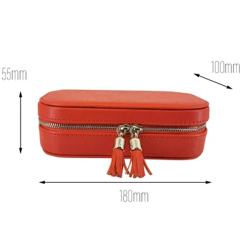 

Jewelry Boxes Leather Jewelry Boxes PU Leather Portable Jewelry Box Earrings Women Earrings Box