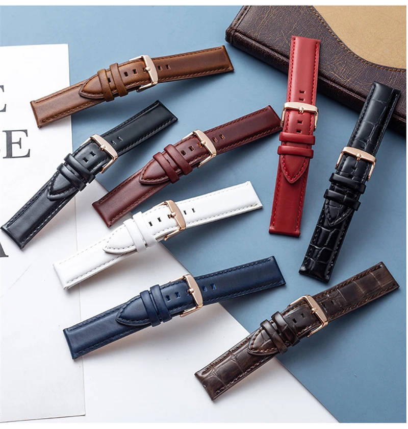 Ремешок для часов из натуральной кожи браслет DW Daniel Wellington 12 мм 13 14 17 18 19 20 22 |