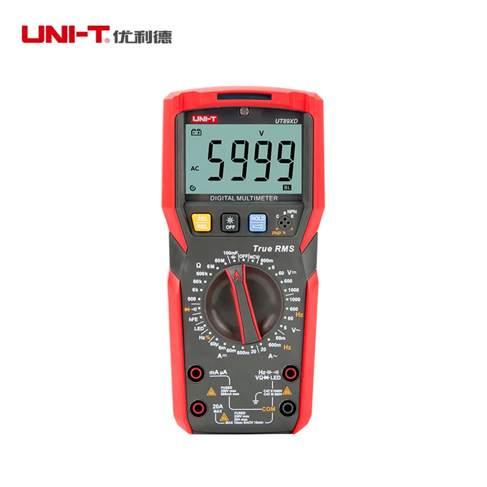 

UNI-T UT89X UT89XD Professional Digital Multimeter True RMS NCV 20A Current AC NEW