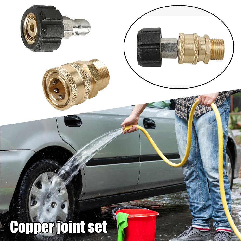 Spray Bottle Car Cleaning Tool Set 2pcs/Set Pressure Washer Adapters M22-14 mm Swivel to 3/8 inch Quick Connector | Автомобили и