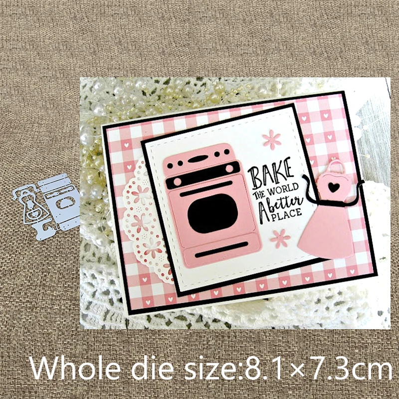 

New Design Craft Metal Cutting Die die cuts Washing machine and apron scrapbooking Album Paper Card Craft Embossing die cuts