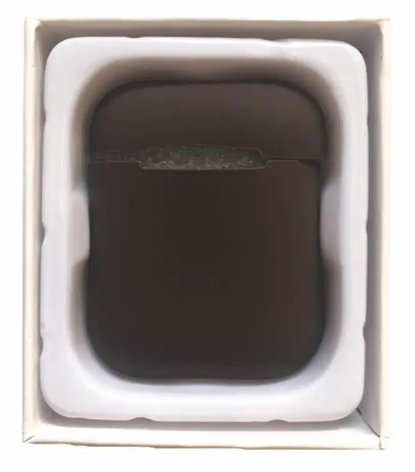 ТПУ силиконовый Bluetooth беспроводной чехол для наушников с посылка коробка защитный чехол кожа посылка для Apple Airpods - Цвет: coffee color