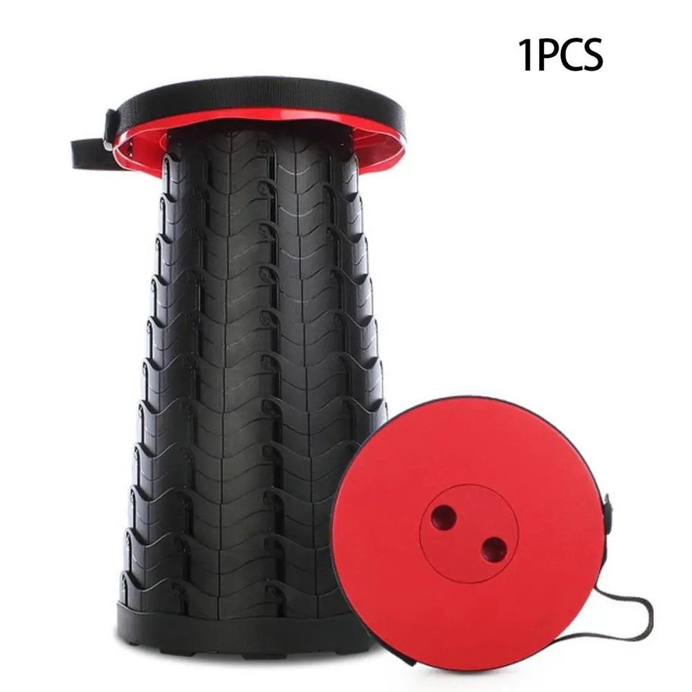 

Retractable Stool Folding Chiar Outdoor Portable Stool Folding Chair Camping Stool Convenient Fishing Chair Foldable