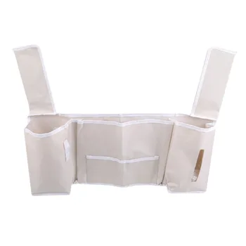 

New Style Bed Hanging Bag Portable Waterproof Multi-function Bedside Sundries Organizer Bedding Storage Bag Japanese Home
