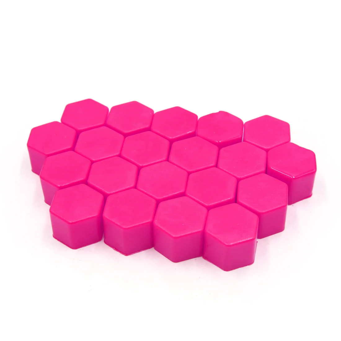 uxcell 20 Pcs 19mm Pink Black Blue Silicone Luminous Car Vehicle Wheel Tyre Hub Screw Bolt Nut Cap Covers | Автомобили и