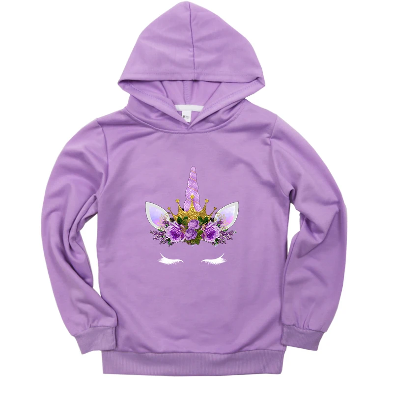 Hoodies 1 Весенне-Осенняя детская одежда; толстовки для малышей; худи с единорогом; модные желтые толстовки для мальчиков и девочек; Moletom Infantil; унисекс; 7 цветов - Цвет: Hoodies 1