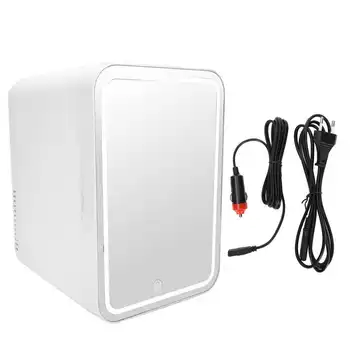 

8L Mini Makeup Fridge with Makeup Mirror Cosmetics Refrigerator Thermoelectric Cooler and Warmer for Perfume Skincare Products