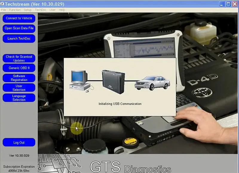 Мини VCI ТИС интерфейс Techstream для TOYOTA V14.20.019 мини VCI FTDI FT232RL чип J2534 Авто сканер мини VCI OBD2 Диагностический