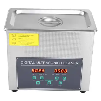 

3L Double-frequency Digital Stainless Steel Ultrasonic Cleaner Cleaning Machine Digital Timer Control Cleaner Tank 28KHz/40 KHz