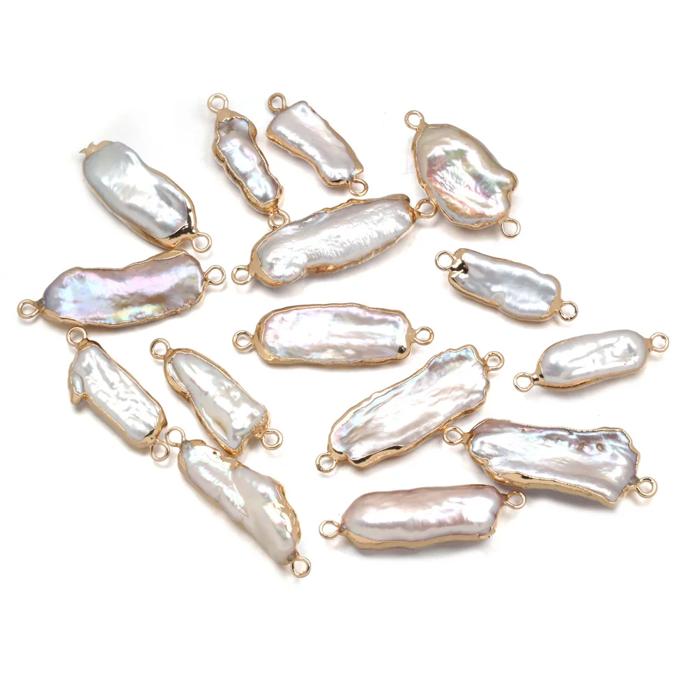 New AA Pipa Phnom Penh Pink Freshwater Pearl Pendant Simple And Stylish DIY Jewelry Gift Size 8x25-10x30mm | Украшения и
