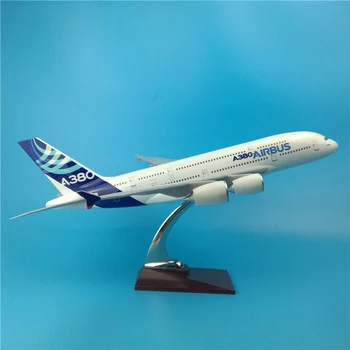 

45cm Airbus A380 Prototype Airlines Aircraft Model Prototype Airways A380 Diecast Model Airplane Scale Kit Children Adults Toys